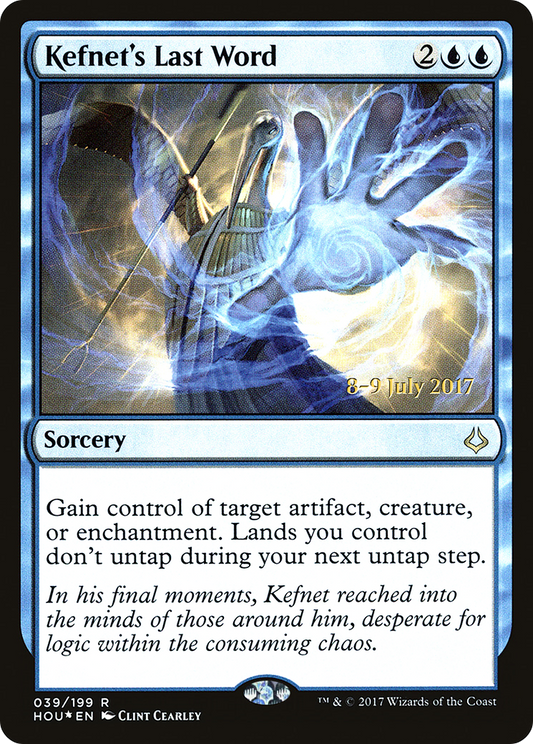 Kefnet's Last Word (PRE-39S) (Foil)