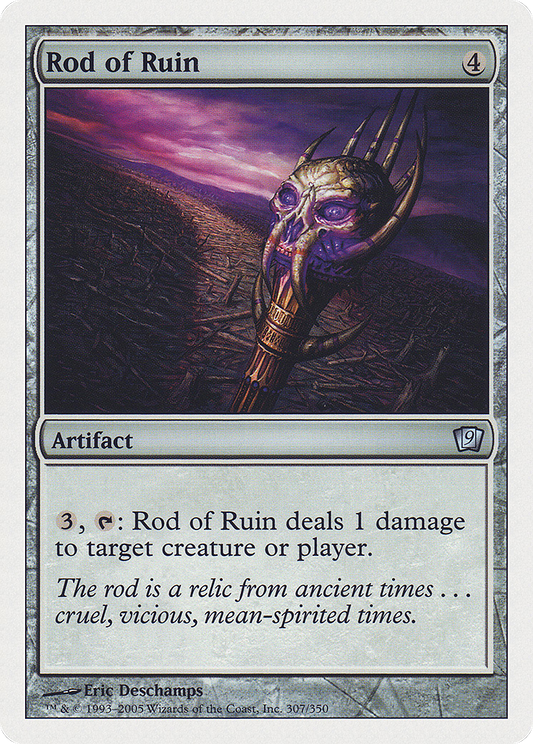 Rod of Ruin (9ED-307★) (Foil)
