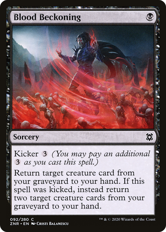 Blood Beckoning (ZNR-092) (Foil)