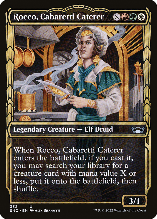 Rocco, Cabaretti Caterer (SNC-332) (Showcase) (Foil)