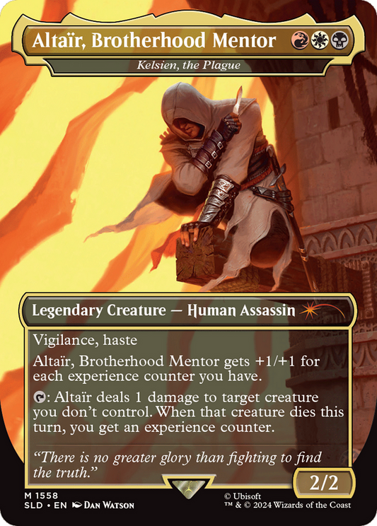Altaïr, Brotherhood Mentor / Kelsien, the Plague (SLD-1558) (Borderless)