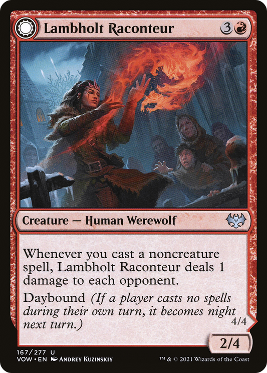 Lambholt Raconteur // Lambholt Ravager (VOW-167) (Foil)