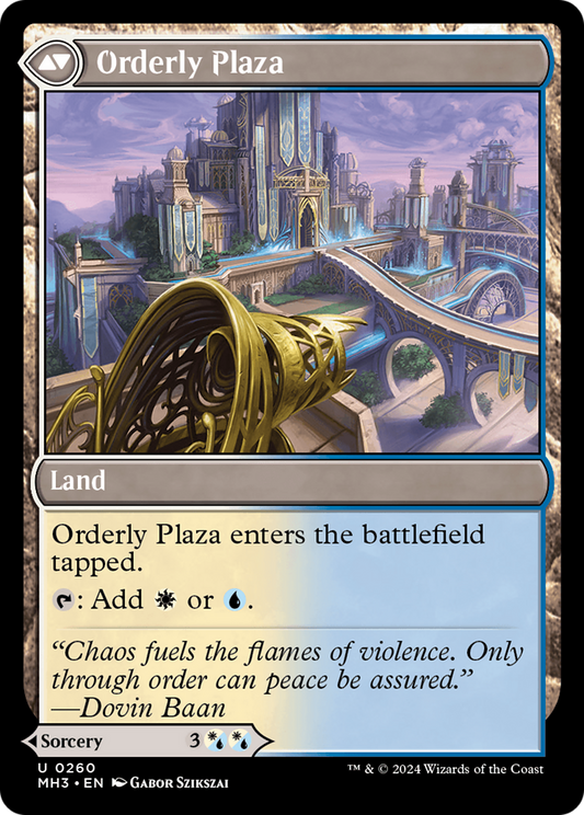 Suppression Ray // Orderly Plaza (MH3-260) (Foil)