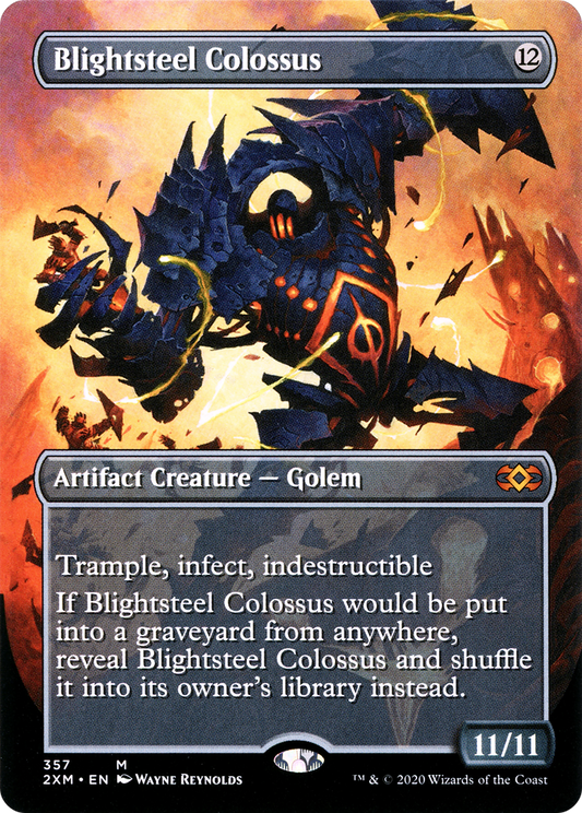 Blightsteel Colossus (2XM-357) (Borderless) (Foil)