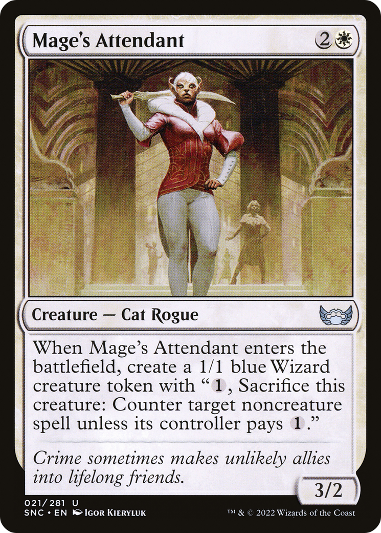 Mage's Attendant (SNC-021) (Foil)