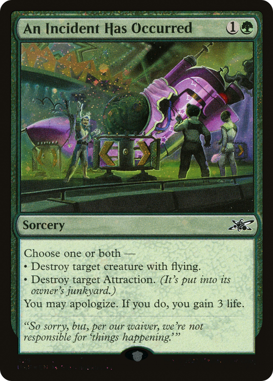 An Incident Has Occurred (UNF-429) (Galaxy Foil)