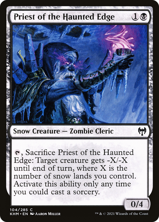 Priest of the Haunted Edge (KHM-104) (Foil)