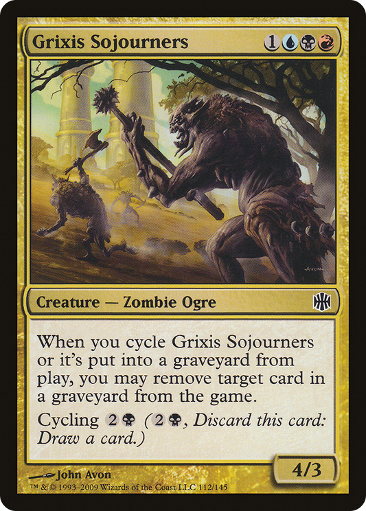 Grixis Sojourners (ARB-112) (Foil)
