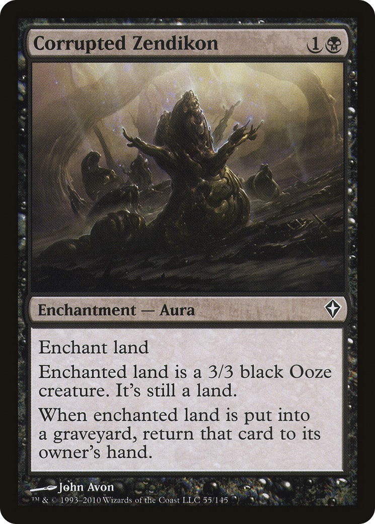 Corrupted Zendikon (WWK-055) (Foil)