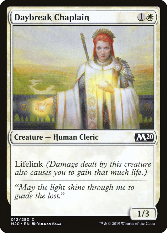 Daybreak Chaplain (M20-012) (Foil)
