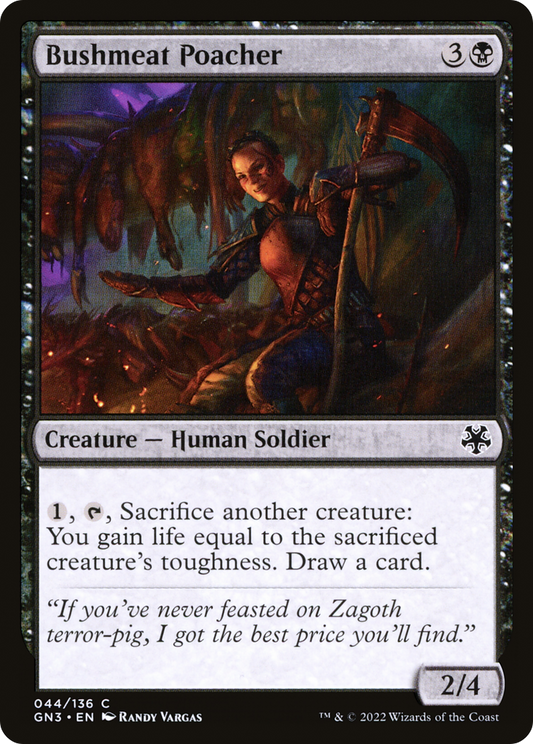 Bushmeat Poacher (GN3-044)