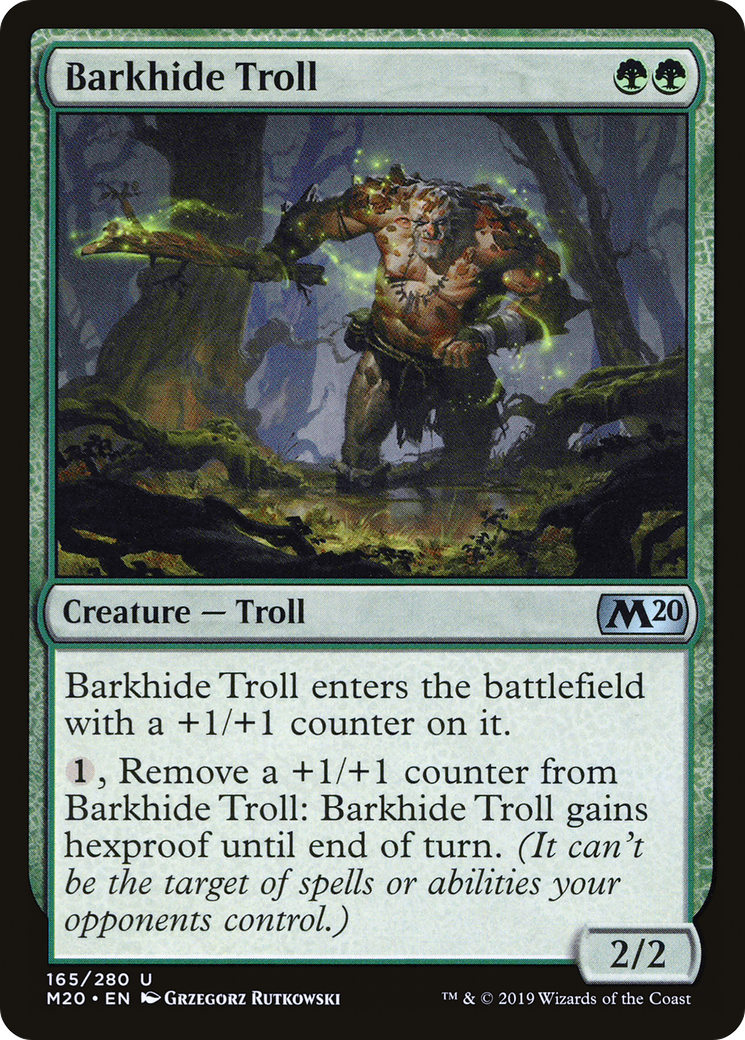 Barkhide Troll (M20-165) (Foil)