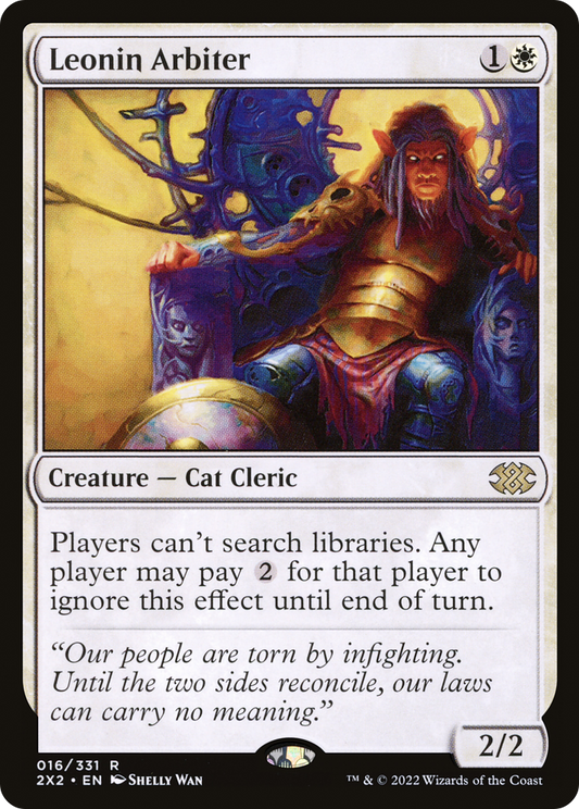 Leonin Arbiter (2X2-016) (Foil)