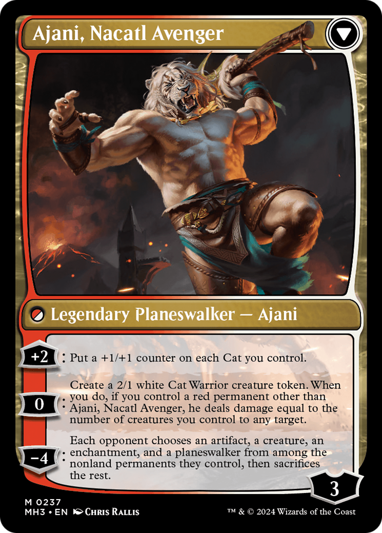 Ajani, Nacatl Pariah // Ajani, Nacatl Avenger (MH3-237) (Foil)