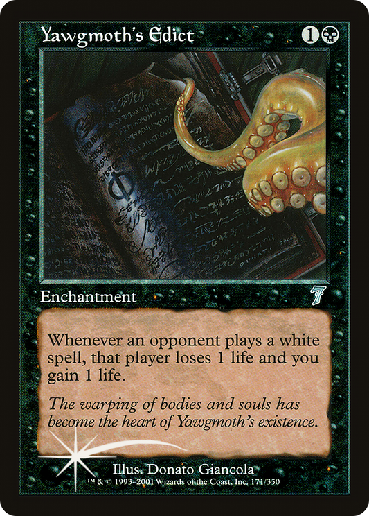 Yawgmoth's Edict (7ED-171★) (Foil)