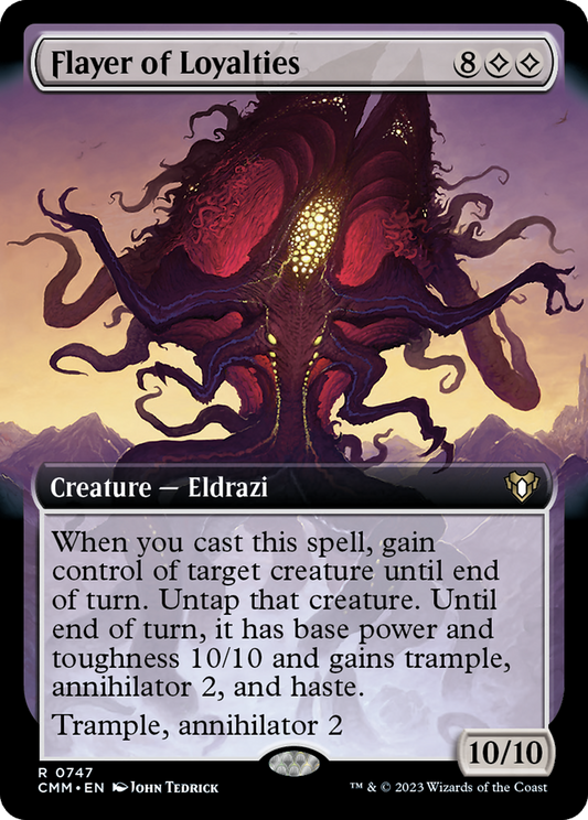 Flayer of Loyalties (CMM-747) (Extended Art) (Foil)