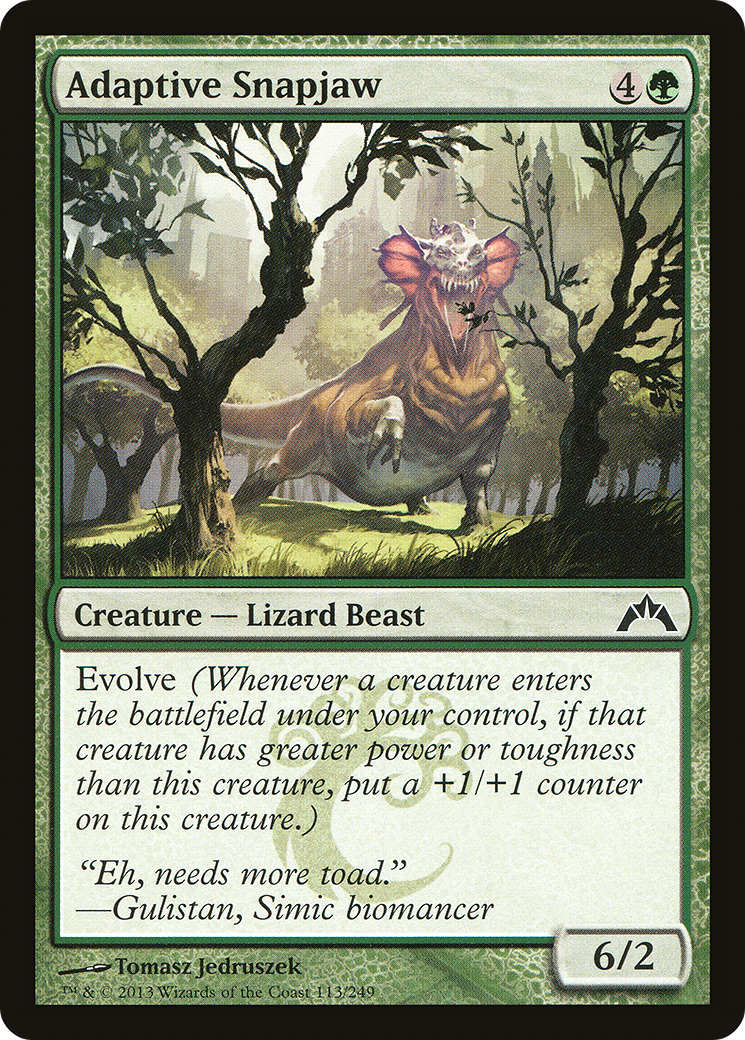 Adaptive Snapjaw (GTC-113) (Foil)