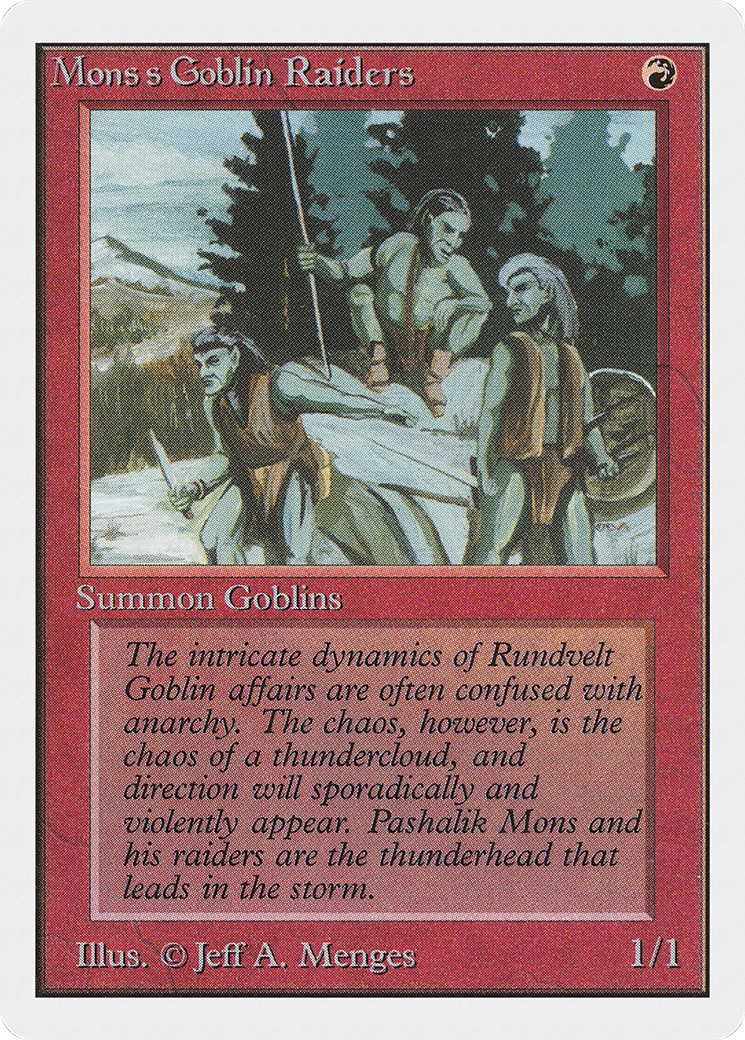 Mons's Goblin Raiders (2ED-165)