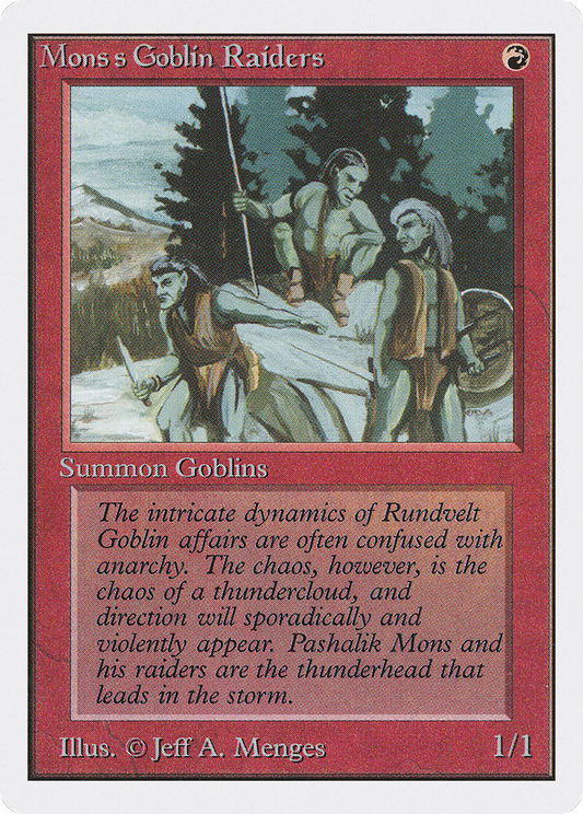Mons's Goblin Raiders (2ED-165)