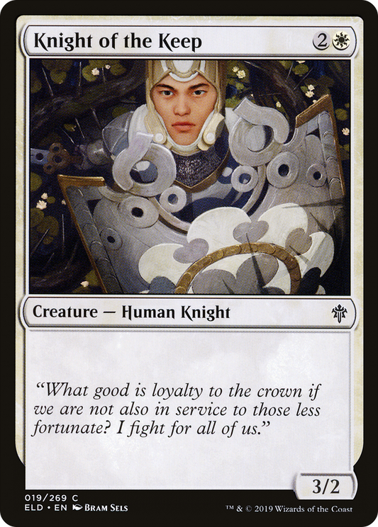 Knight of the Keep (ELD-019) (Foil)