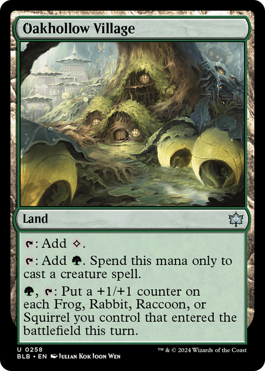 Oakhollow Village (BLB-258) (Foil)