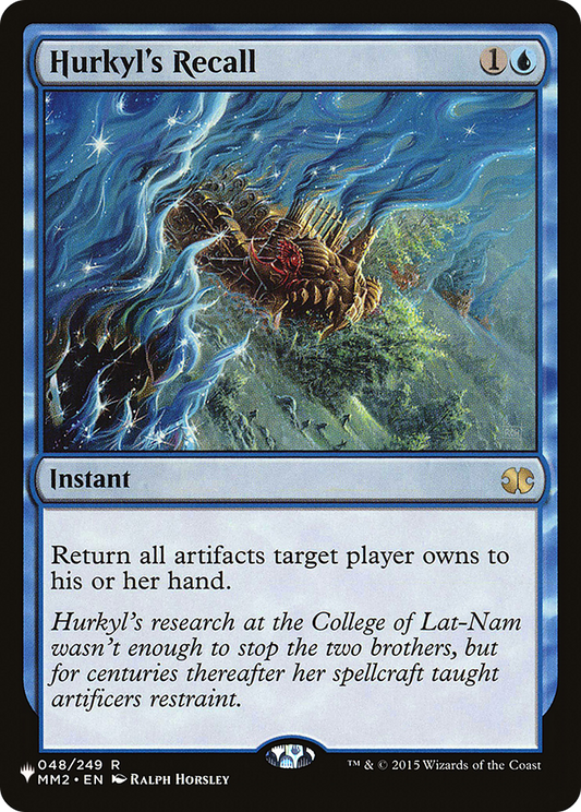 Hurkyl's Recall (LIST-MM2-48)