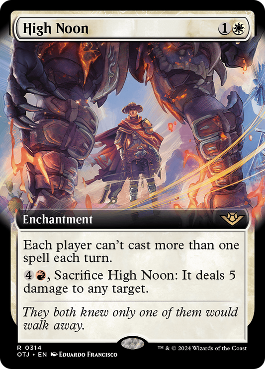 High Noon (OTJ-314) (Extended Art) (Foil)