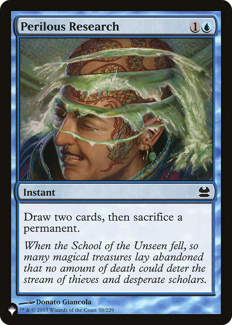 Perilous Research (LIST-MMA-58)