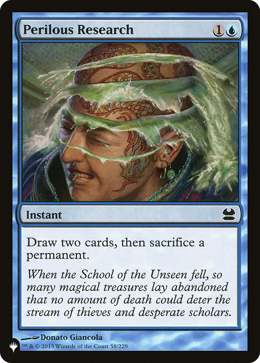 Perilous Research (LIST-MMA-58)