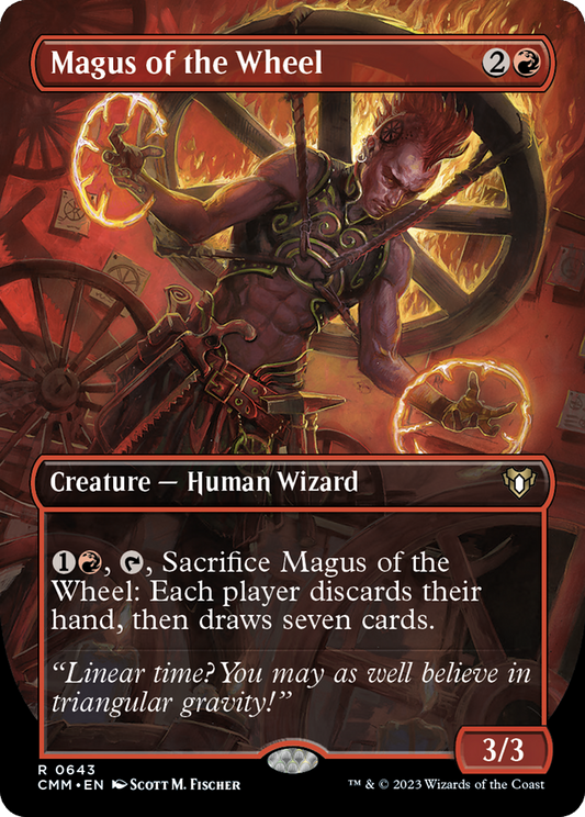 Magus of the Wheel (CMM-643) (Borderless) (Foil)