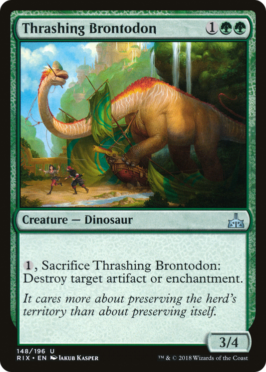 Thrashing Brontodon (RIX-148)