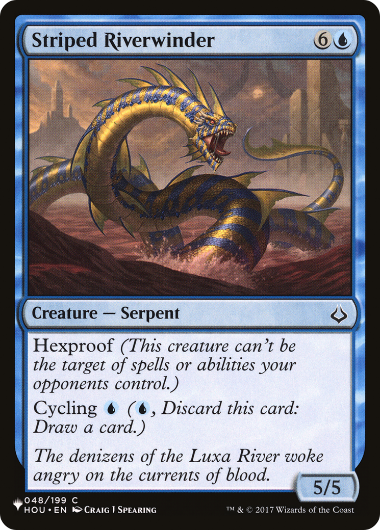 Striped Riverwinder (LIST-HOU-48)