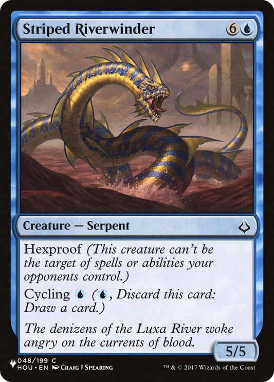 Striped Riverwinder (LIST-HOU-48)