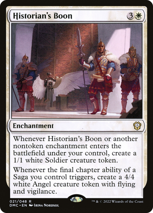 Historian's Boon (DMC-021) (Foil)