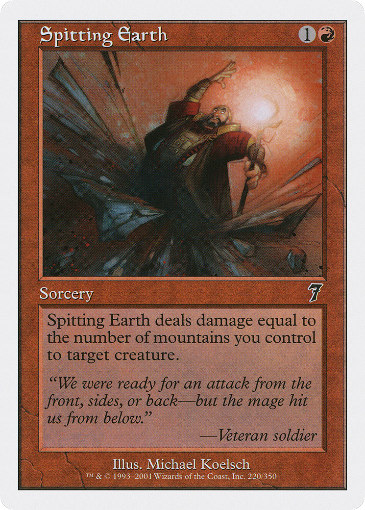 Spitting Earth (7ED-220)