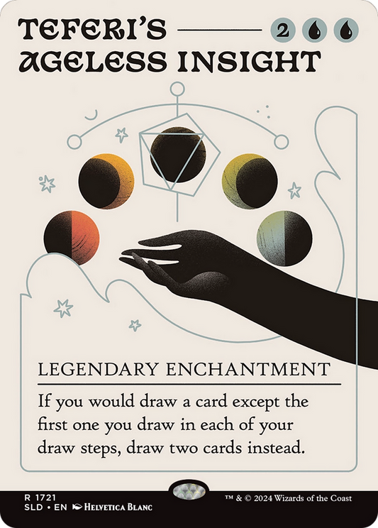 Teferi's Ageless Insight (SLD-1721) (Borderless)