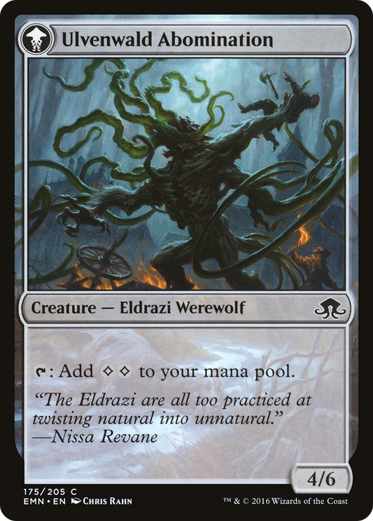 Ulvenwald Captive // Ulvenwald Abomination (EMN-175) (Foil)