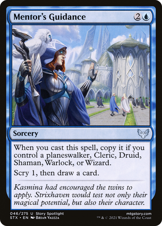 Mentor's Guidance (STX-046)
