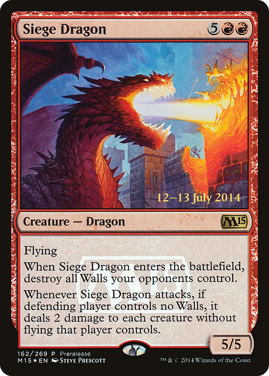 Siege Dragon (PRE-162) (Foil)