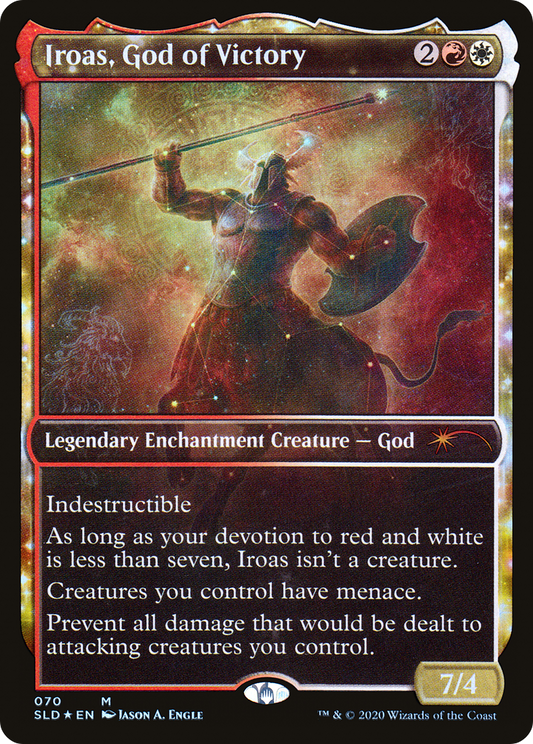 Iroas, God of Victory (SLD-070) (Showcase) (Foil)