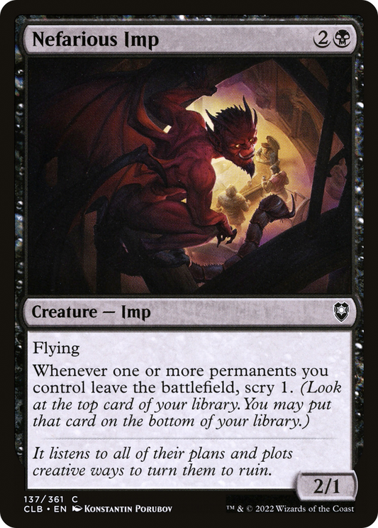 Nefarious Imp (CLB-137) (Foil)