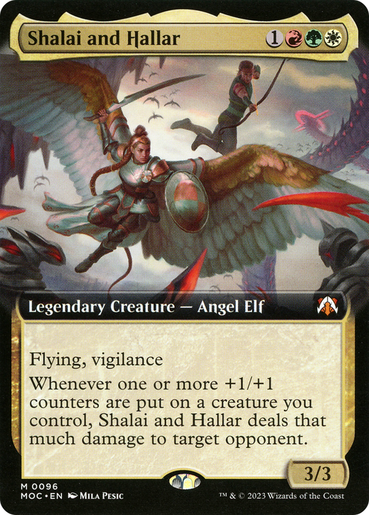 Shalai and Hallar (MOC-096) (Extended Art) (Foil)