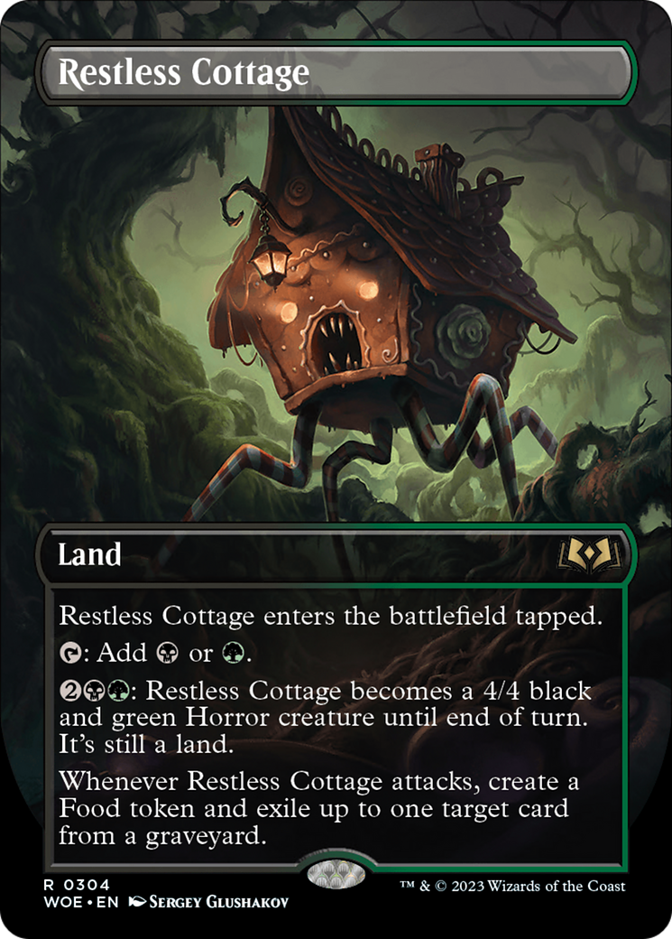 Restless Cottage (WOE-304) (Borderless) (Foil)