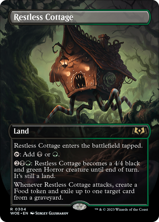 Restless Cottage (WOE-304) (Borderless) (Foil)