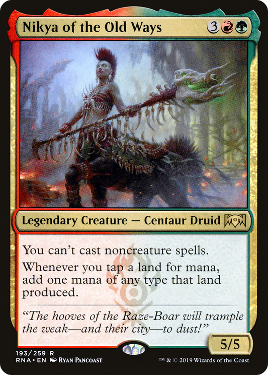 Nikya of the Old Ways (RNA-193) (Foil)