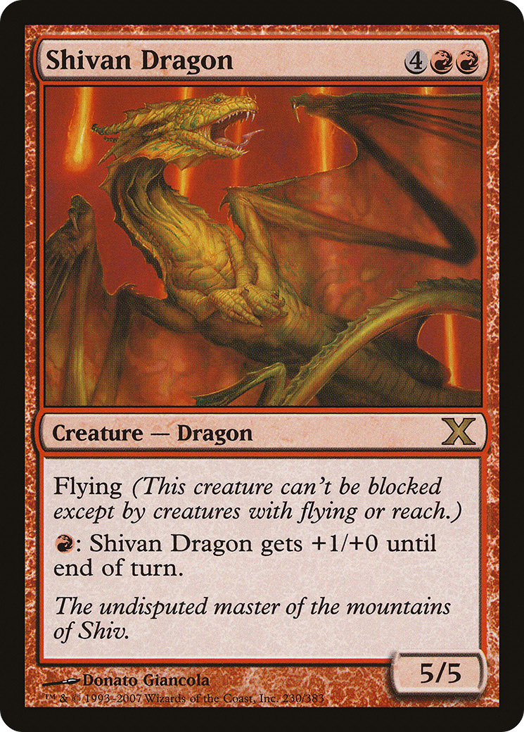 Shivan Dragon (10E-230)