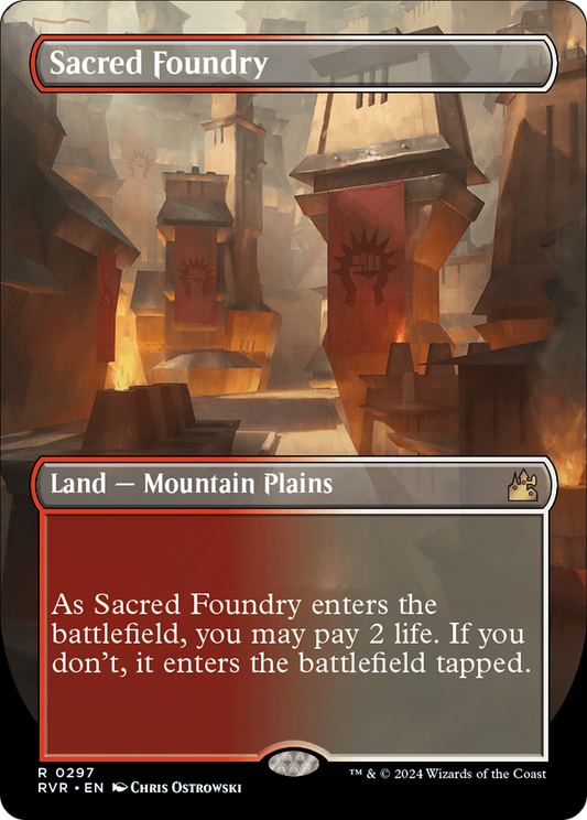 Sacred Foundry (RVR-297) (Borderless) (Foil)