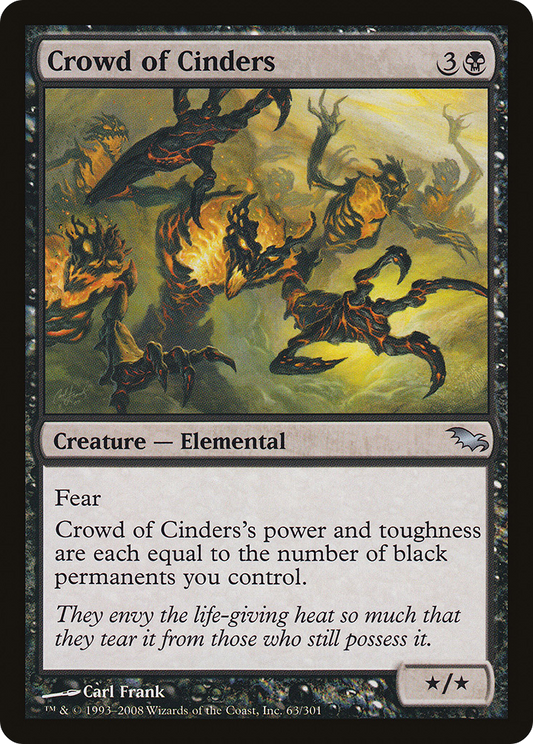 Crowd of Cinders (SHM-063) (Foil)