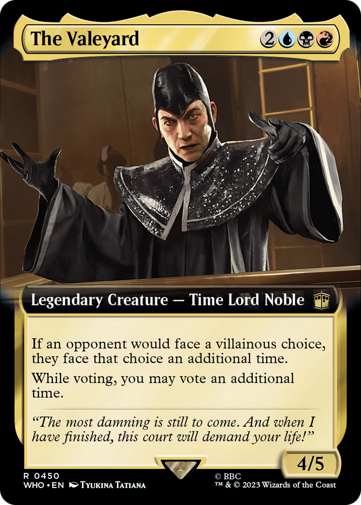 The Valeyard (WHO-450) (Extended Art) (Foil)