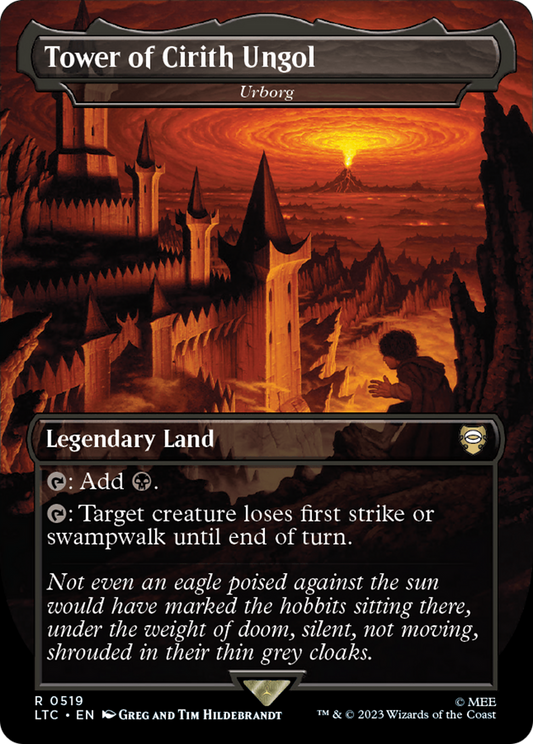 Tower of Cirith Ungol / Urborg (LTC-519) (Borderless) (Foil)